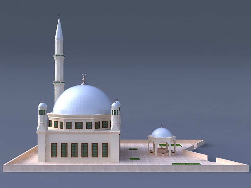 3d mosque