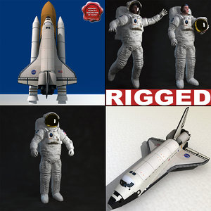 3d model space shuttle