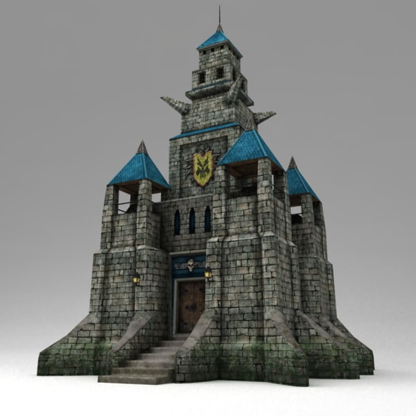 3d castle fantasy