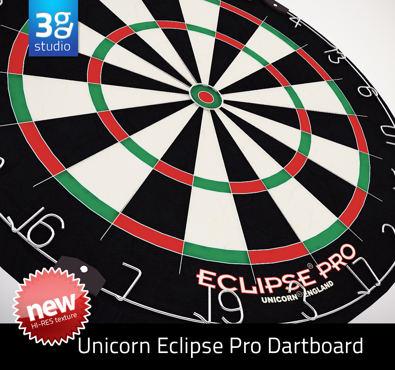 unicorn eclipse pro dartboard 3d max