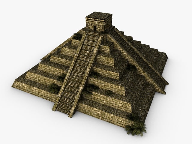 3d ancient pyramid model