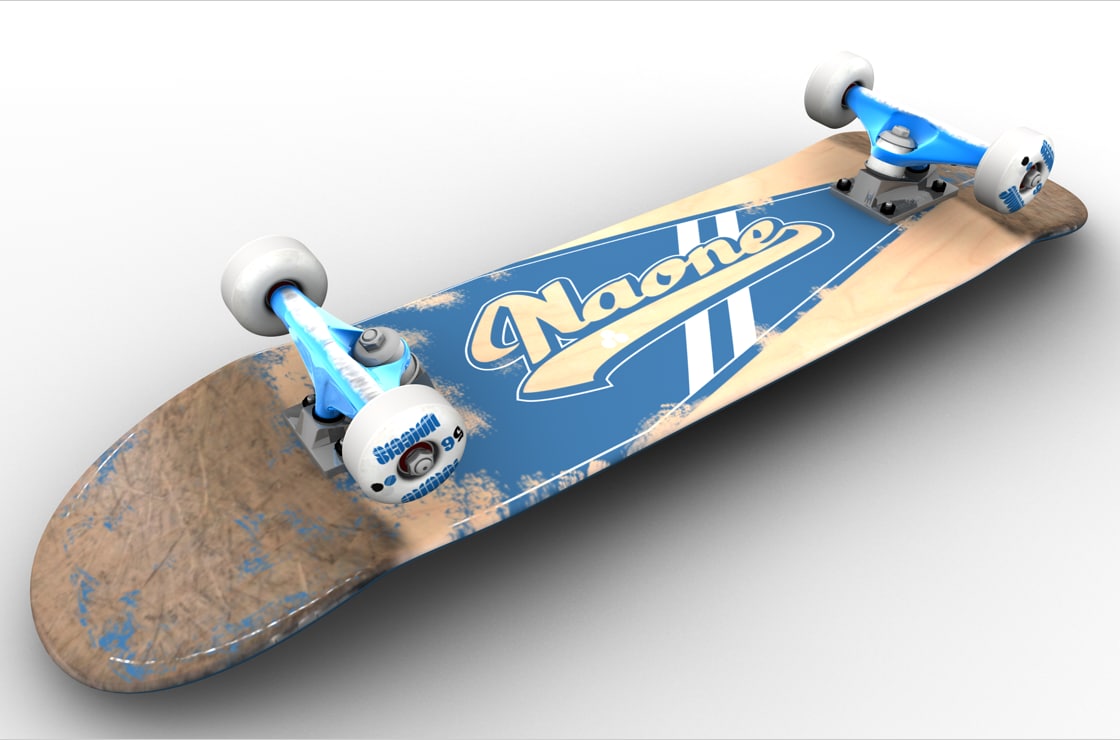 skateboard truck 3d model