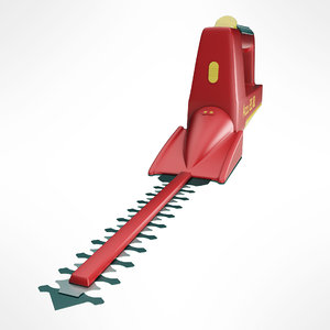 hedge trimming shears 3d model