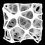 3d cube bone matrix model