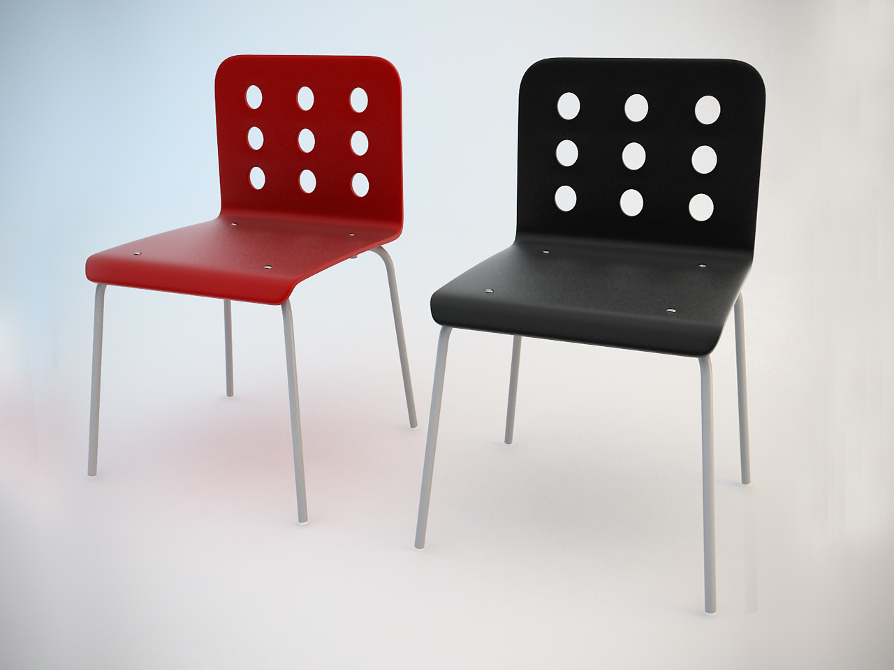 3d model of ikea jules visitor s chair