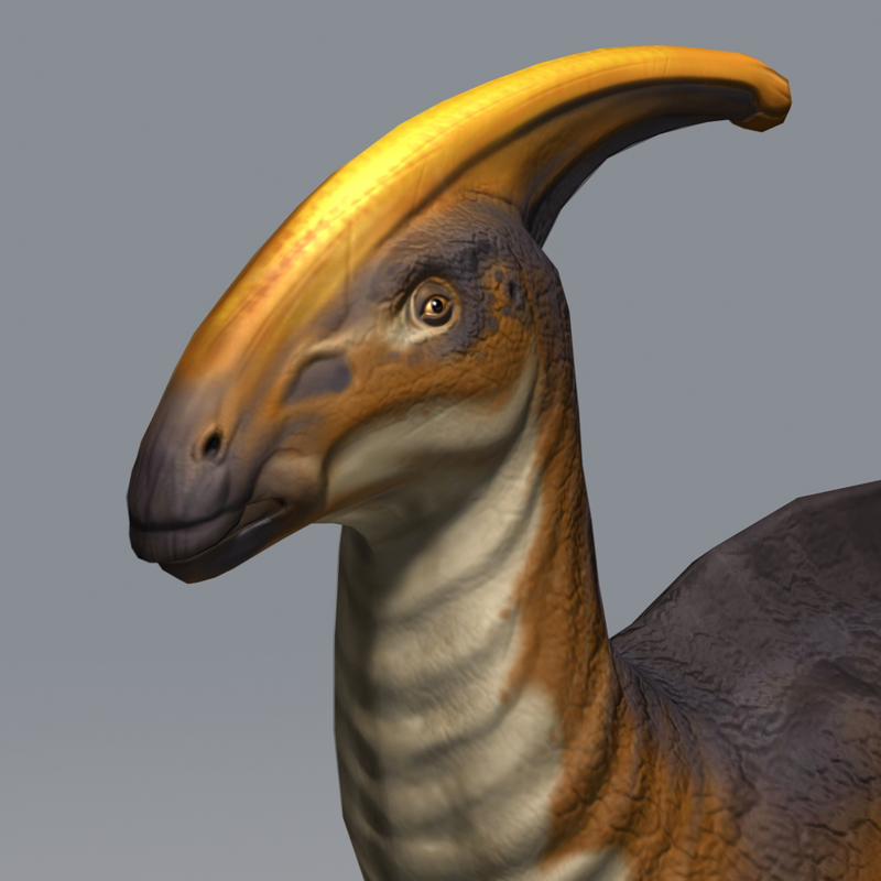 parasaurolophus fossil for sale