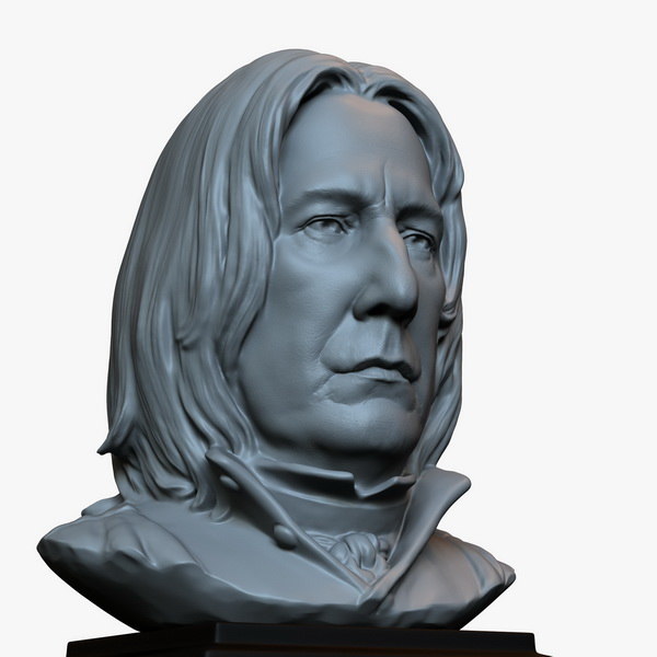 3d printable sculpture severus snape model