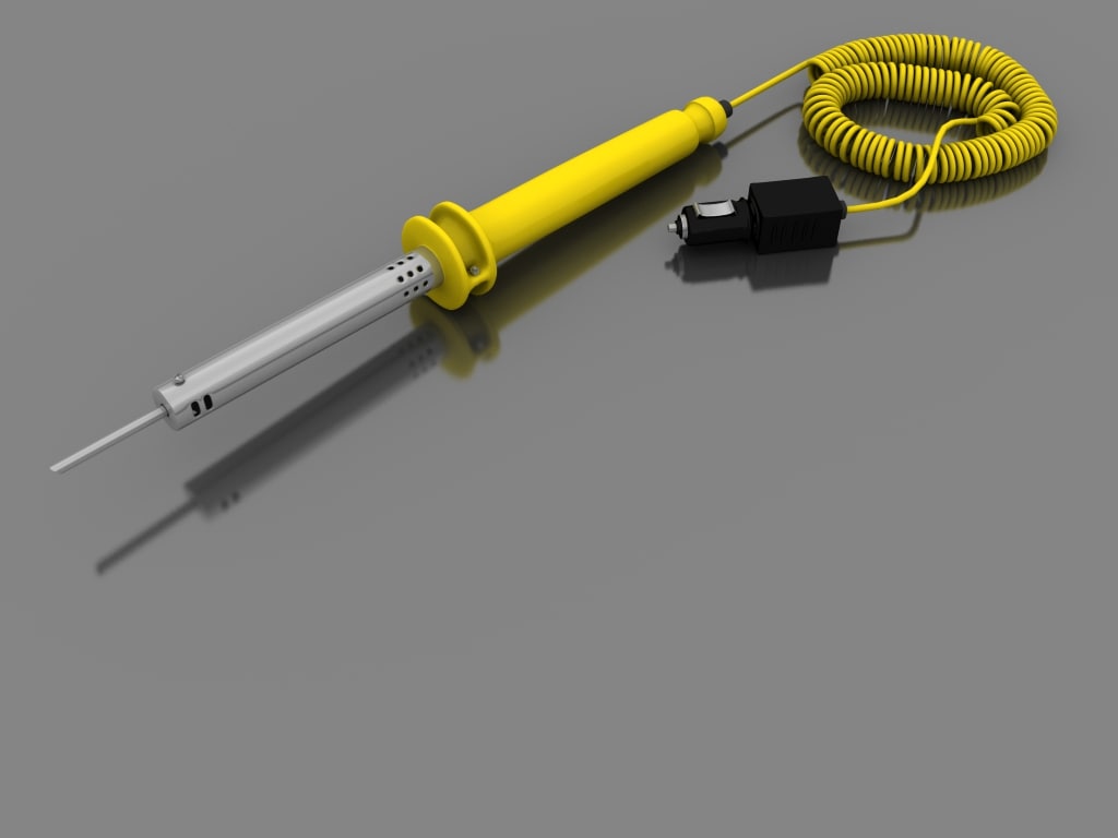 solder gun 3d model