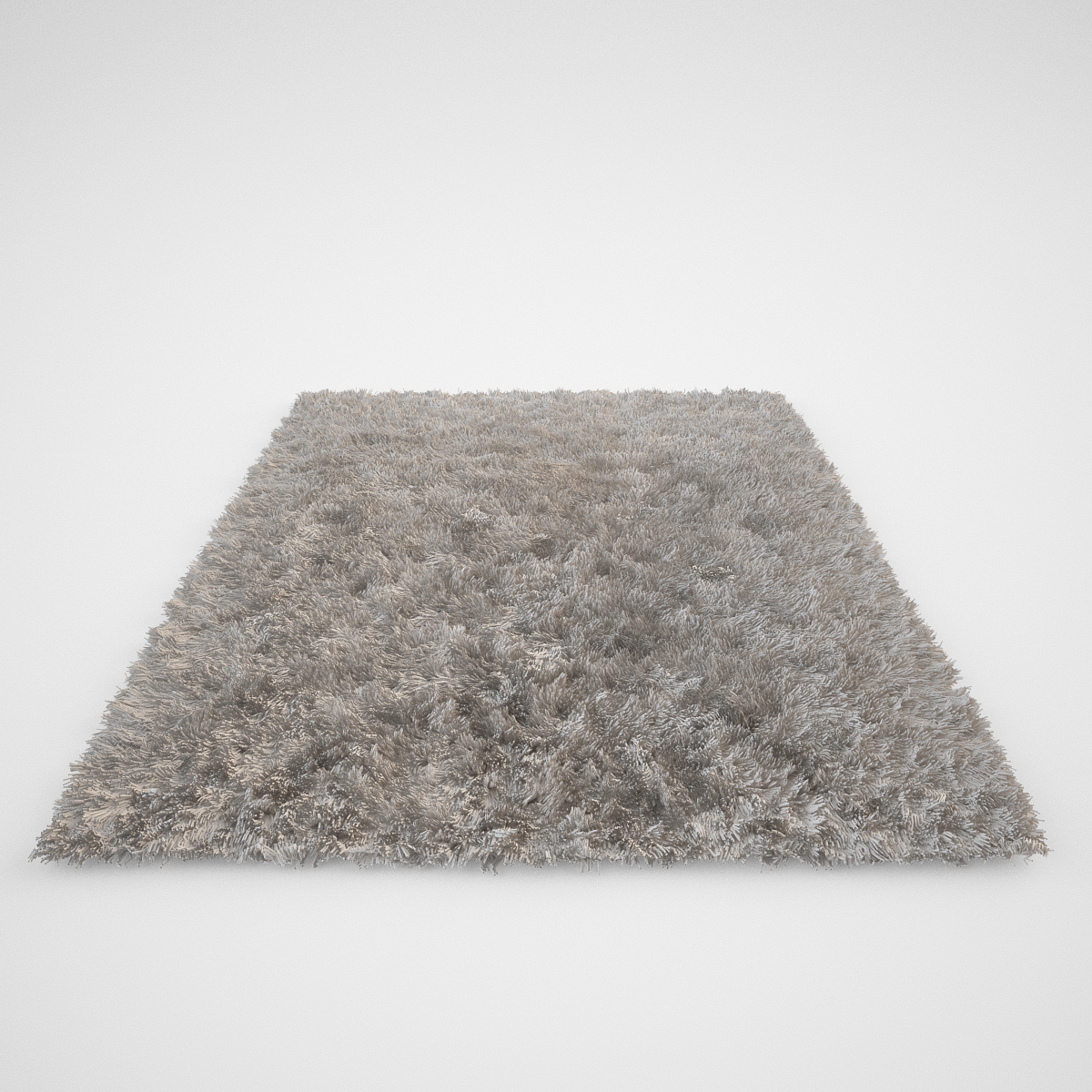 3d model carpet set rug fur