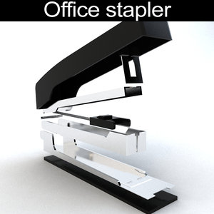 3d stapler materials model