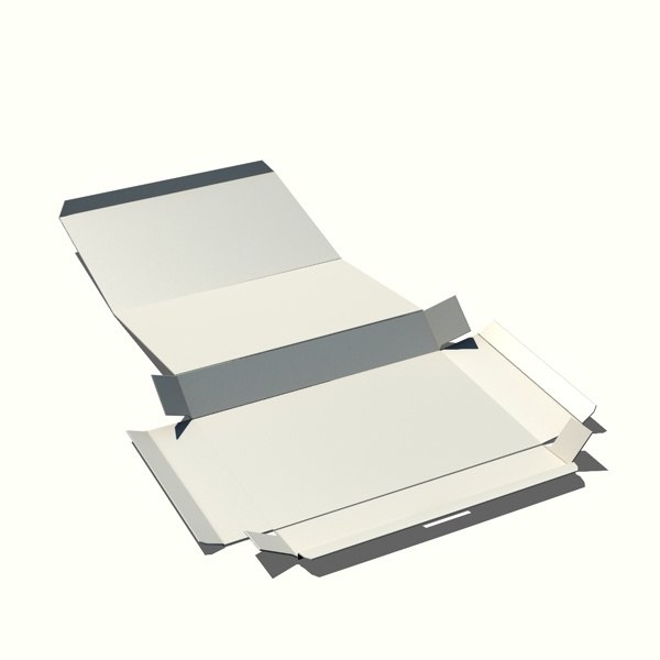 3d model foldable paper box