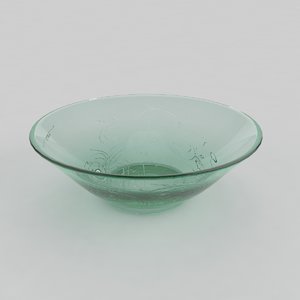 3d 3ds glass bowl