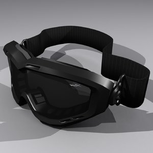 wiley x spear goggles 3d model