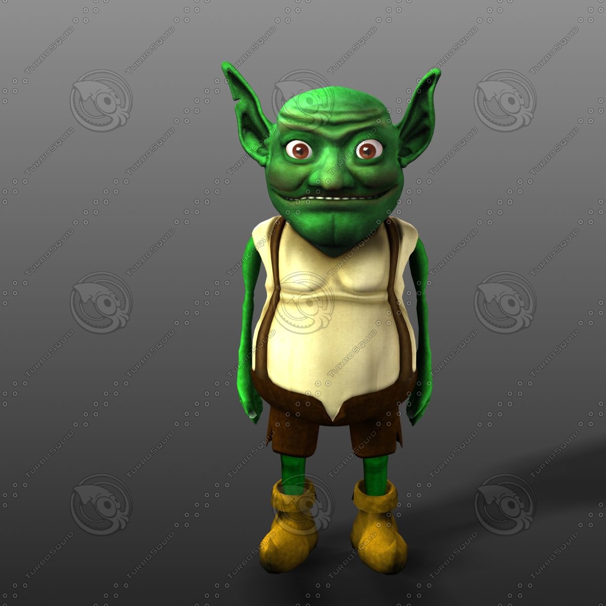 goblin character phonemes 3d max