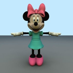 3d minnie mouse