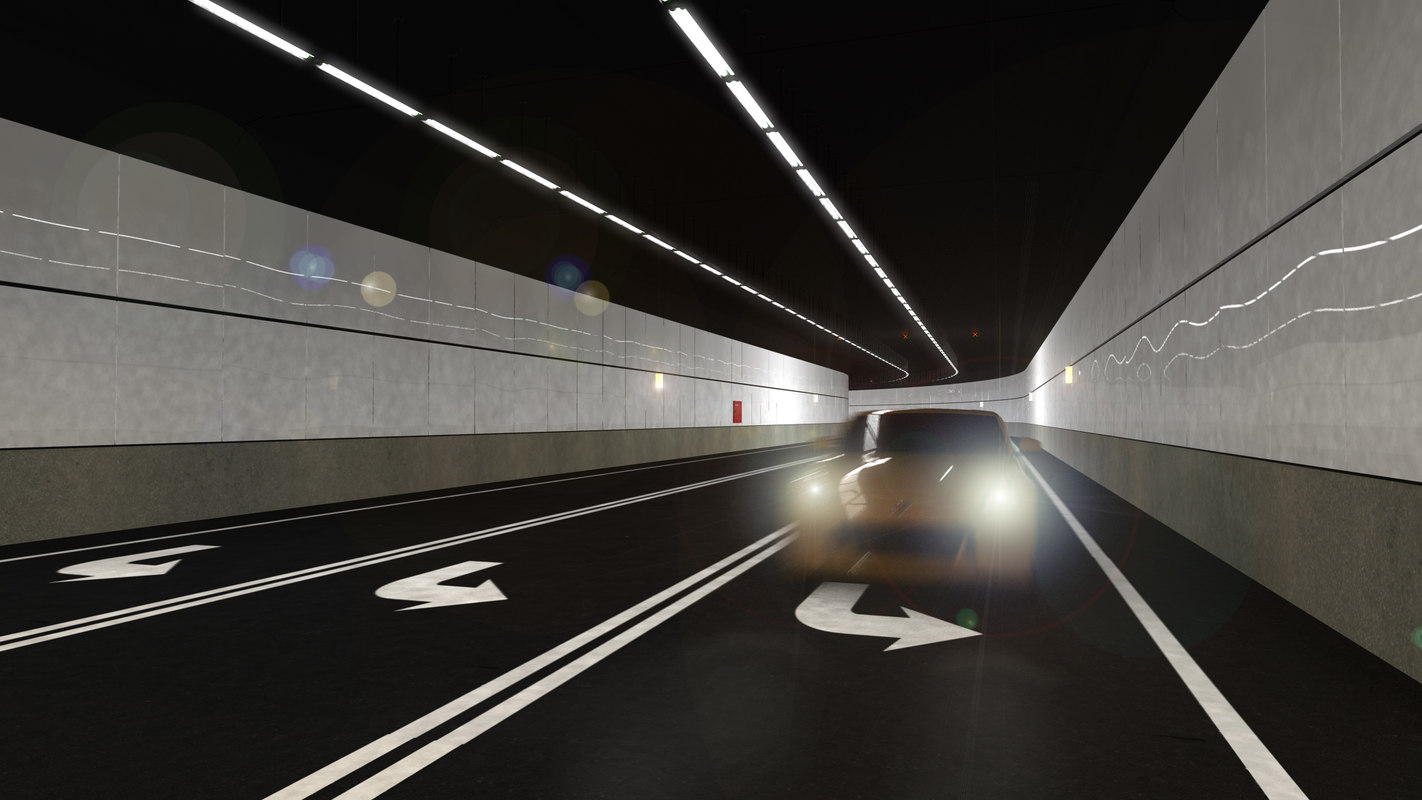 underground tunnel 3d ma