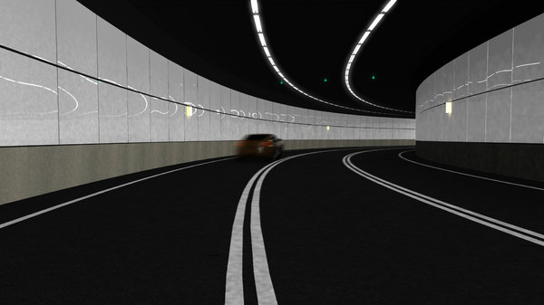 underground tunnel 3d ma