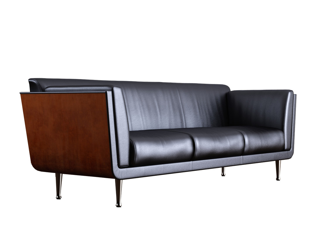 herman miller mark goetz sofa leather vintage