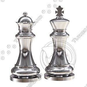 eichholtz chess king queen 3d max