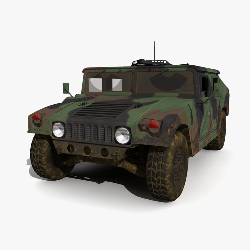 3d humvee model