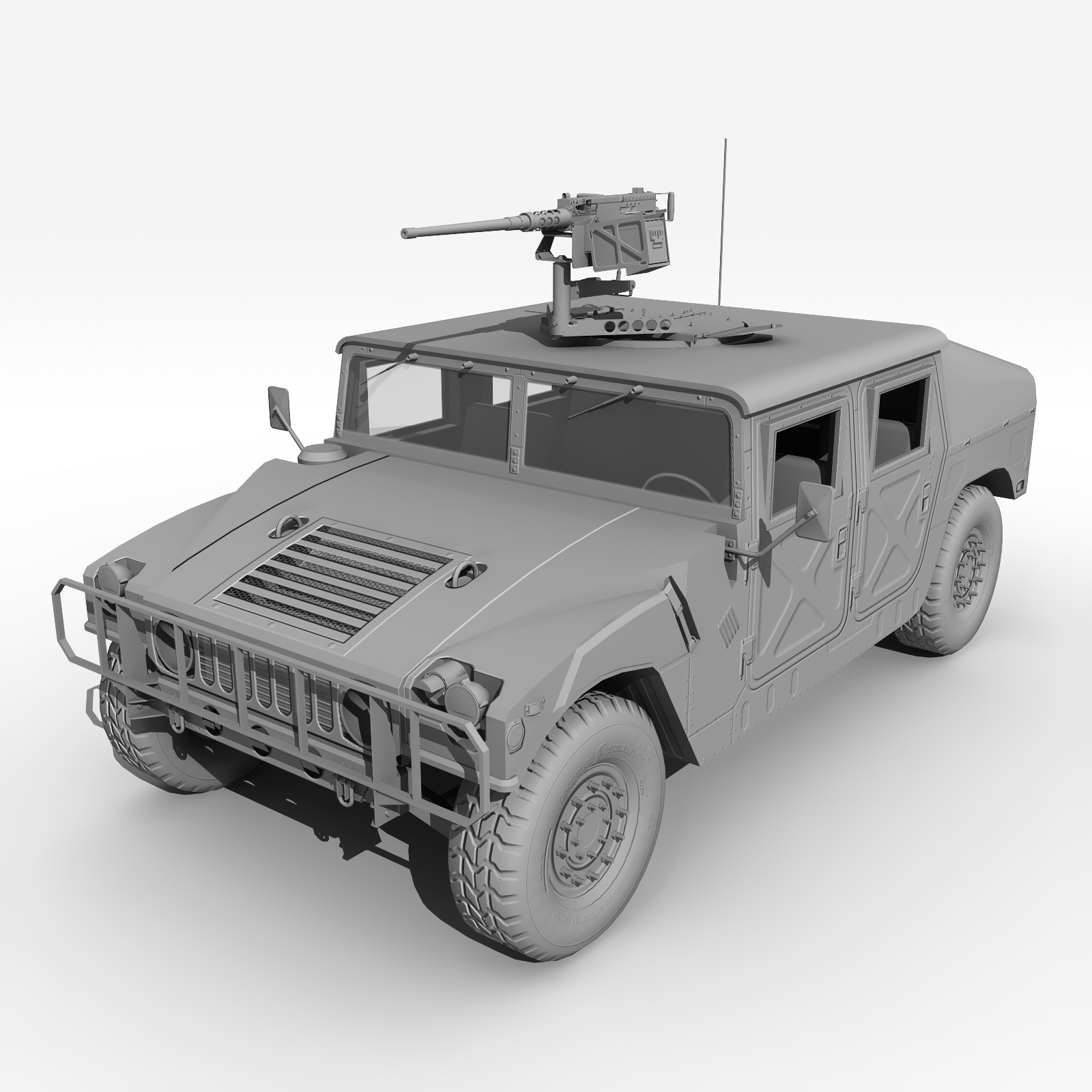 3d Humvee Model