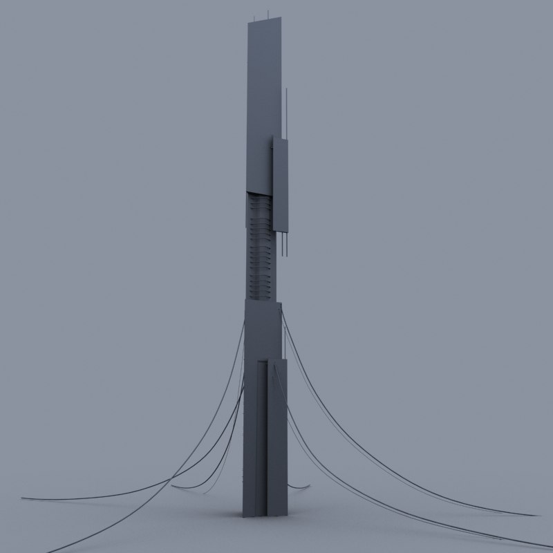Free combine citadel hl2 3d model