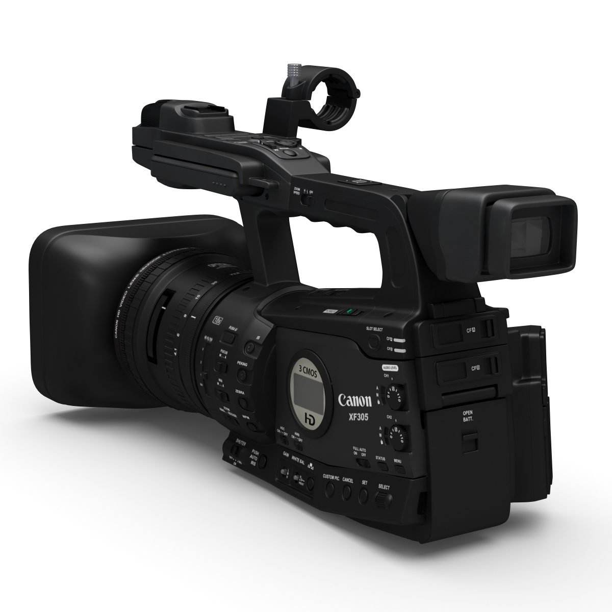 3ds max camcorder canon xf 305