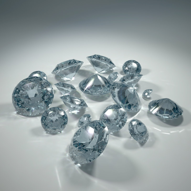 3d diamond model