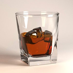 3d model alcoholic drink