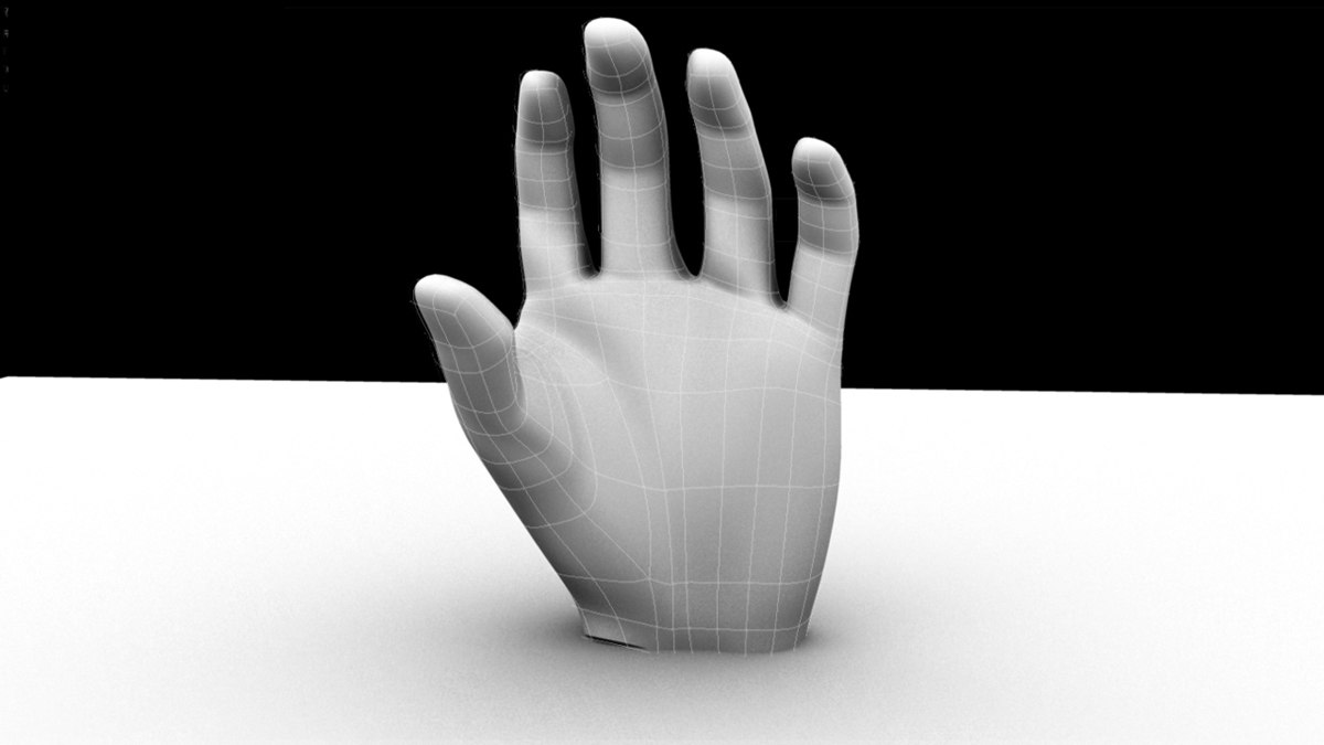 maya hand base