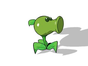 character rigged plant 3d model