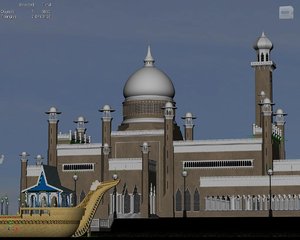 saifuddin masjid 3d model