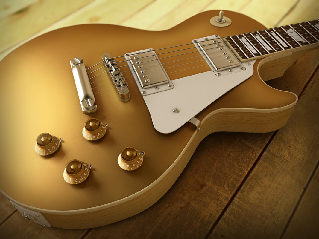 Gibson Les Paul Guitar 3d Model