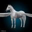 looped flying galloping 3d model