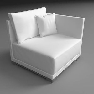 flow sofa 3d model