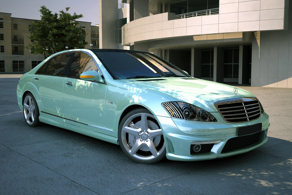 梅赛德斯奔驰s65 amg3d模型