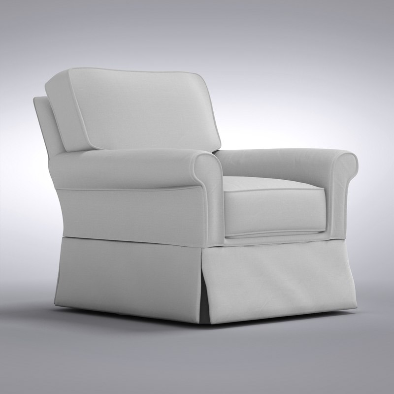 modelo 3d Crate and Barrel Silla Bayside TurboSquid 668026