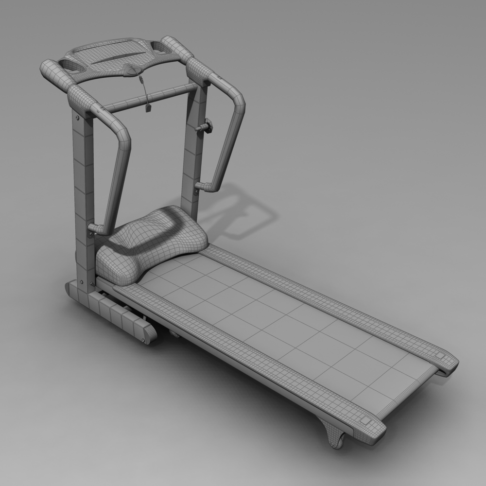 跑步机3d模型