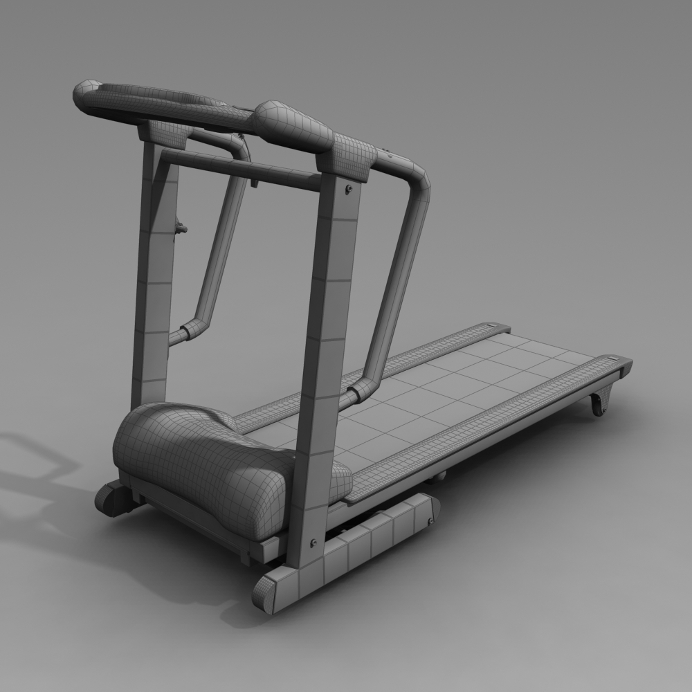 跑步机3d模型