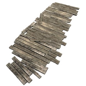 wood wooden floor 3d model