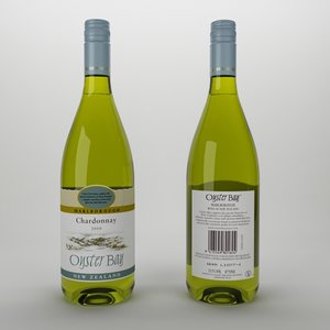 3d model white wine