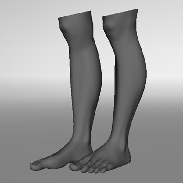 Realistic Human Legs 3d Max