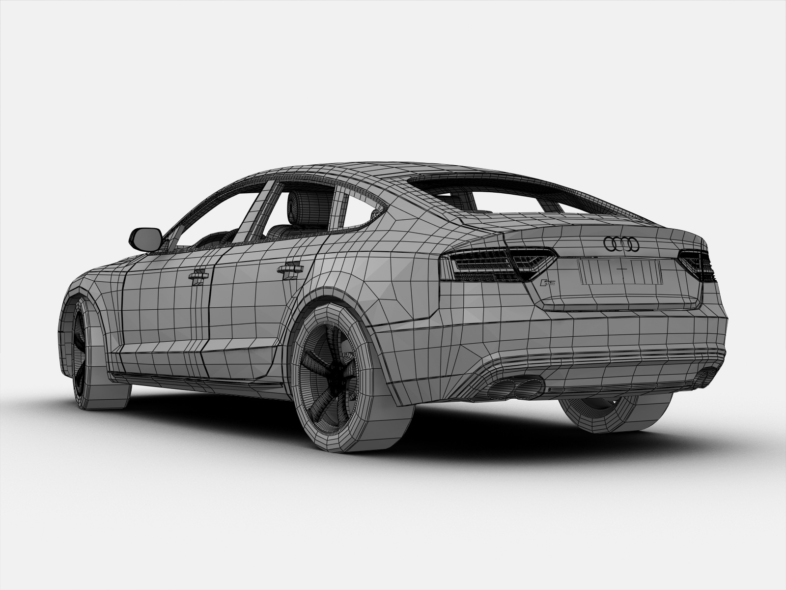 audi car 3d max