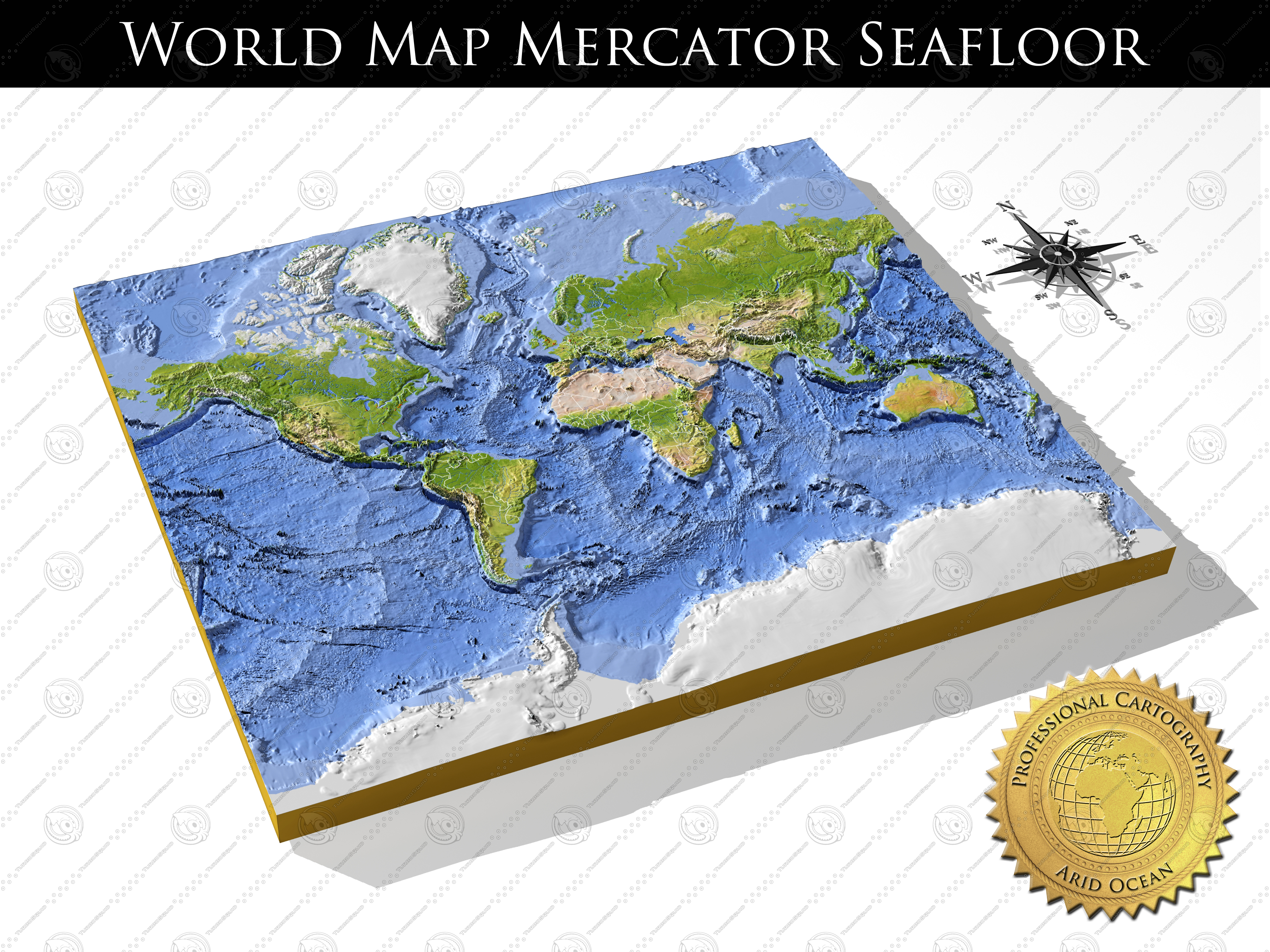 Relief World Seafloor Mercator Max