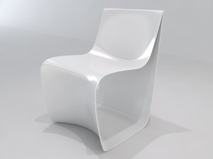3d model sign chair