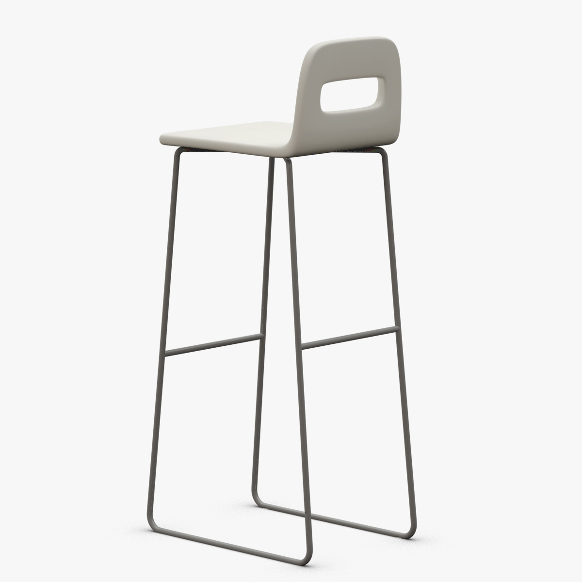 kitchen bar stool 3d model