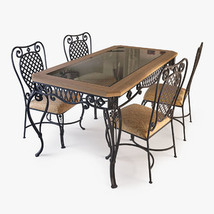 table forged 3d model