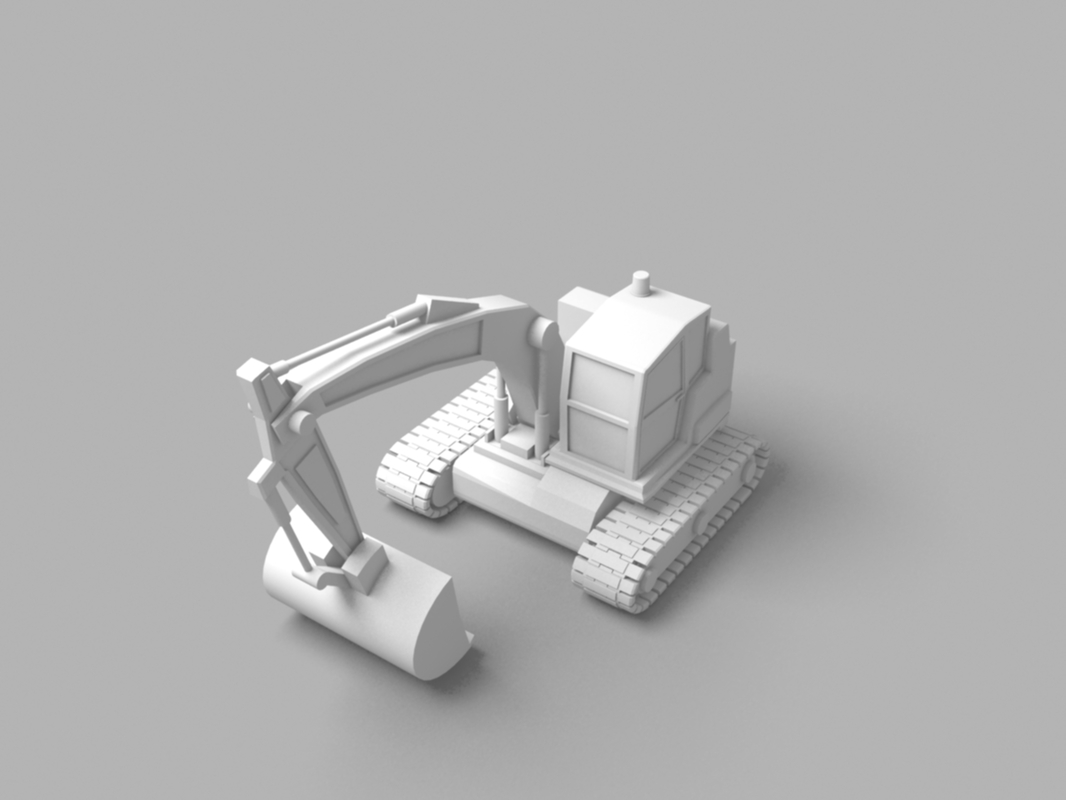 bagger 3d model