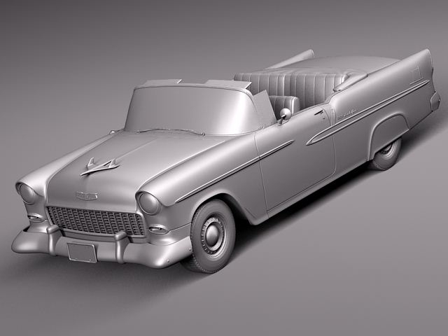 chevrolet chevy bel air 3d model