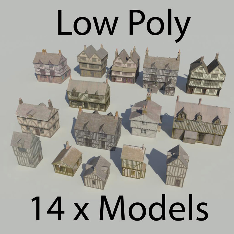 Medieval house model free Medieval house model free